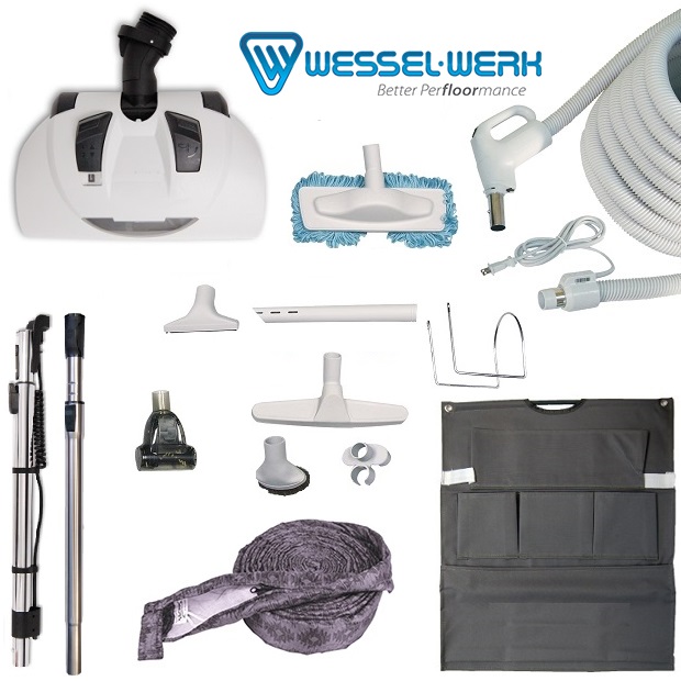 kit accessoires balayeuses centrales electrique balai wessell