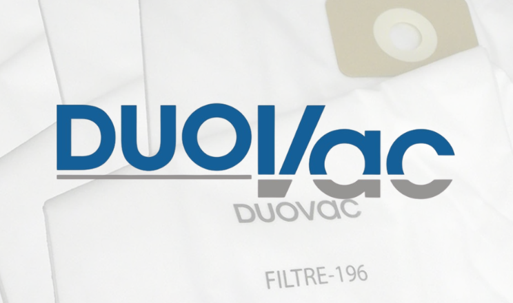 Sacs en papier tissu Hepa pour aspirateur central, chariot traineau  Sacs Aspirateur DuoVac