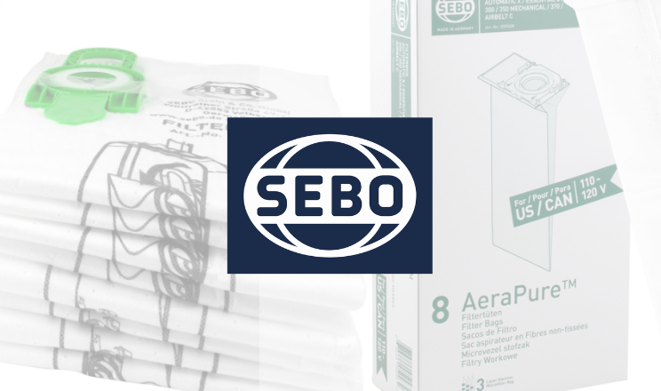 Sacs en papier tissu Hepa pour aspirateur central, chariot traineau  Sacs Aspirateur Sebo