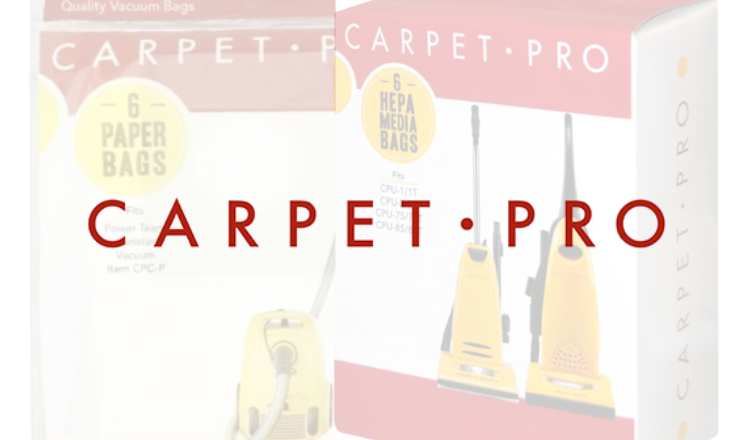 Sacs en papier tissu Hepa pour aspirateur central, chariot traineau  Sacs Aspirateur Carpet Pro