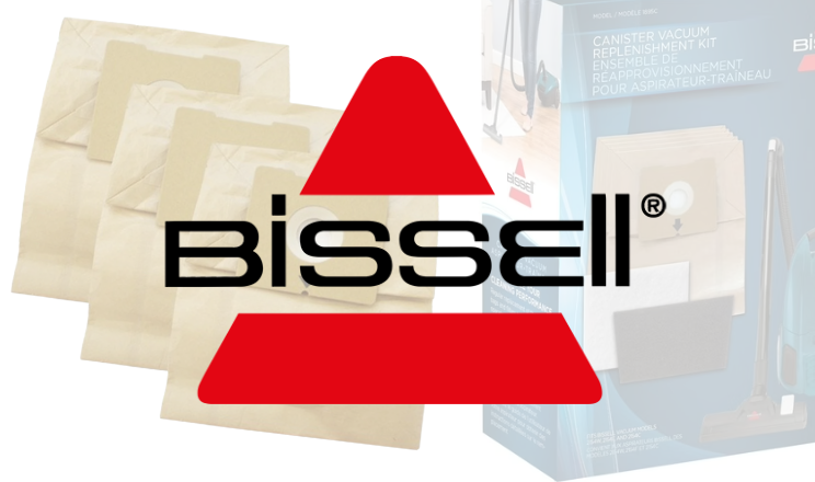 Sacs en papier tissu Hepa pour aspirateur central, chariot traineau  Sacs Aspirateur Bissell