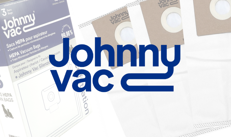 Sacs en papier tissu Hepa pour aspirateur central, chariot traineau  Sacs Aspirateur Johnny Vac