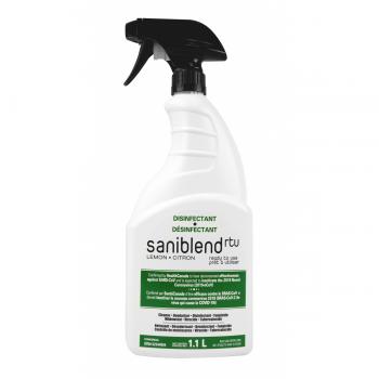 Désinfectant - prêt à utiliser - citron - Saniblend RTU - 1.1 L