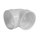Raccord PVC 90 Degrés Court Aspirateur Central