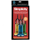 Sacs Aspirateur Riccar Brilliance Simplicity Synchrony Collet Bleu RNHC-6 SNH-6