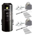 Ensemble Aspirateur Central Solution 700 Avec 2 ensembles de Boyaux