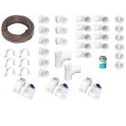Ensemble Matériel Installation Aspirateur Central Avec Prise SuperValve (120 Volts)