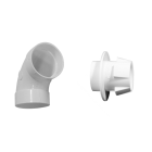Combo Adaptateur Sac 4 Encoches et Coude Moyen 90° Aspirateur
