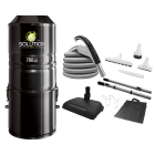 Ensemble Aspirateur Central Solution 700 Avec Balai Électrique Accessoires Grand