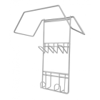 Support de Rangement Mural pour Accessoires et Boyau Aspirateur Central