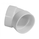 Raccord PVC 45 Degrés Court Aspirateur Central